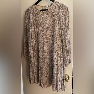 NWT Abercrombie & Fitch leopard print trapeze dress